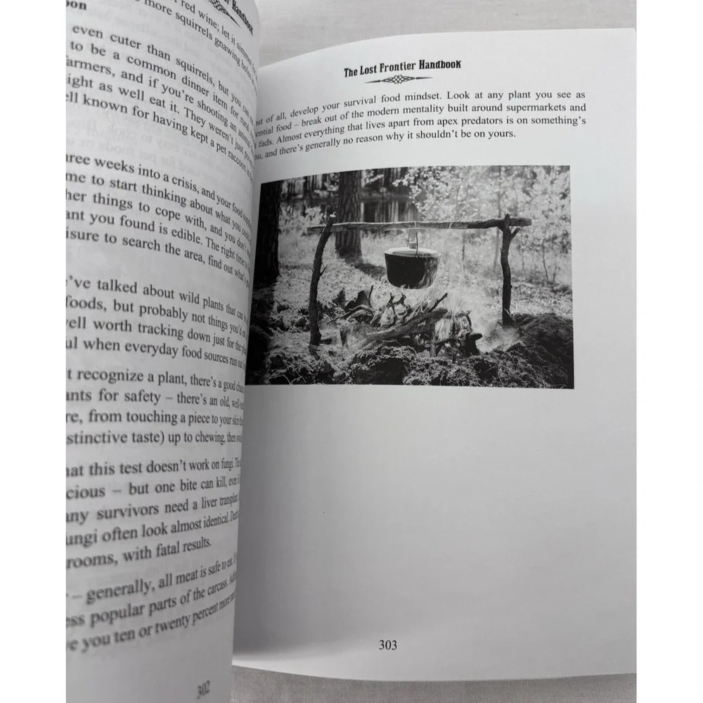 The Lost‎ Frontier Handbook Suzanne Sherman Out Of Print Survival Prepper RARE